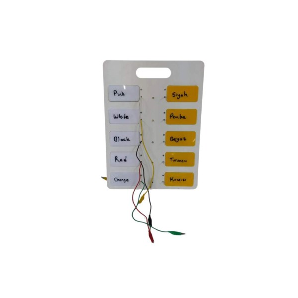 Kelime Eşleştirme Tahtası - Silinebilir - Pilli Kablolu