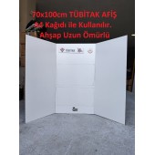 Katlanır Tübitak 4006 Sunum Standı 70x100cm 3 Parça